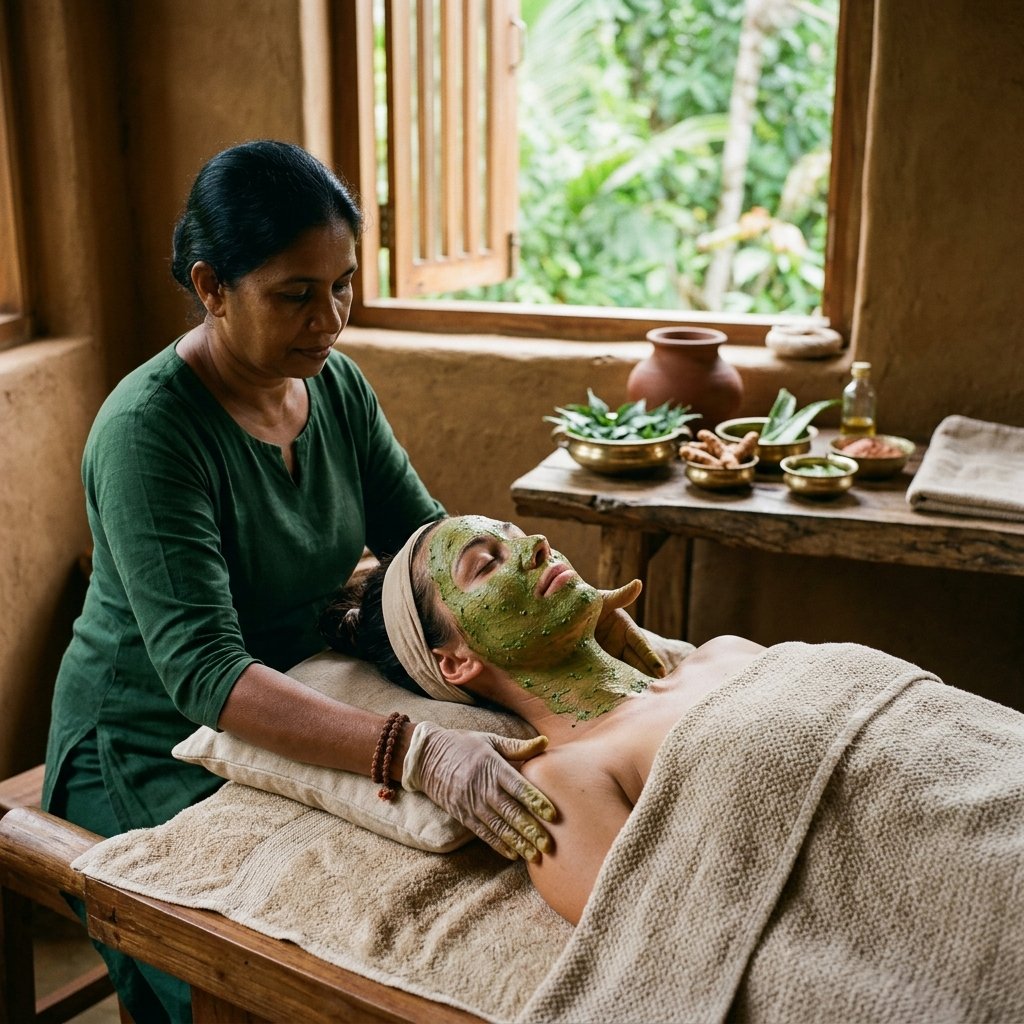 Ayurveda Face Massage and Facial Pack